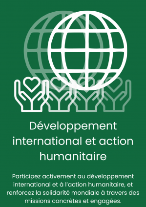 Sc developpement international et action humanitaire